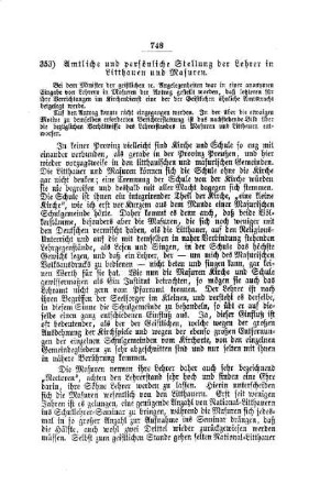 Amtliche und persönliche Stellung der Lehrer in Litthauen und Masuren : [II. Gymnasien und Realschulen]