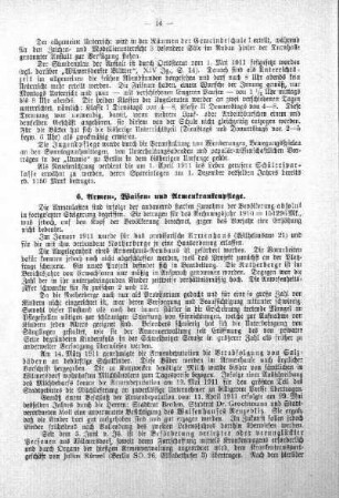6. Armen-, Waisen- und Armenkrankenpflege