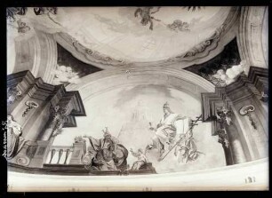 Kapelle St. Leonhard; Deckenbild im Chor, Teil