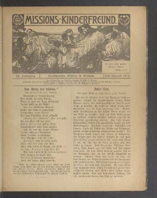 16. Jahrgang. juli/August. 1919