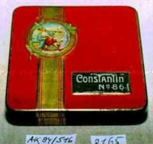 Blechdose für 20 Stück Zigaretten "ConsTanTin No. 86"