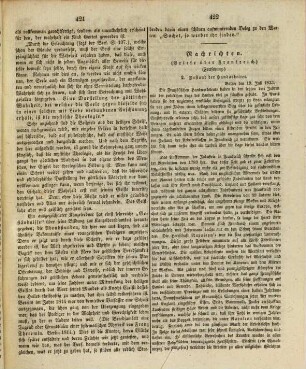 Evangelische Kirchen-Zeitung : Organ der Evangelisch-Lutherischen innerhalb der Preußischen Landeskirche, (Bekenntnistreue Gruppe), 15. 1834