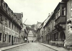 Pirna, Schloßstraße, Ansicht mit Hausnr. 13 rechts