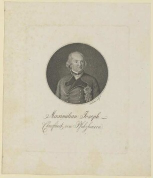 Bildnis des Maximilian Joseph von Pfalzbaiern