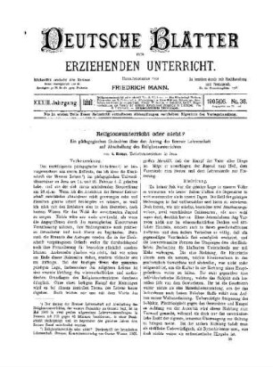Religionsunterricht oder nicht? : ein pädagogisches Gutachten über den Antrag der Bremer Lehrerschaft auf Abschaffung des Religionsunterrichtes