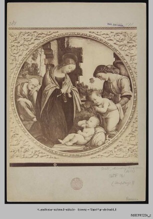 Anbetung des Kindes - Anbetung des Kindes, hl. Joseph, Johannesknabe u. ein Engel