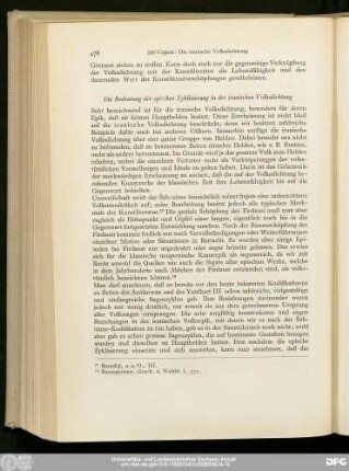 Die Bedeutung der epischen Zyklisierung in der iranischen Volksdichtung