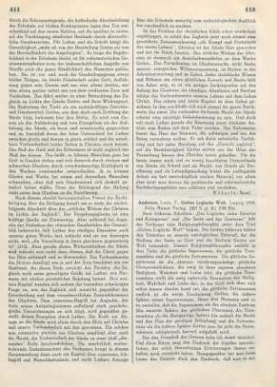 412-413 [Rezension] Anderson, Louis Francis, Gottes logische Welt