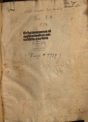 Gesta romanorum : cu[m] applicationibus moralisatis [et] mysticis