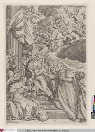 [Mariage de Ste. Catherine; Die Vermählung der hl. Katharina]