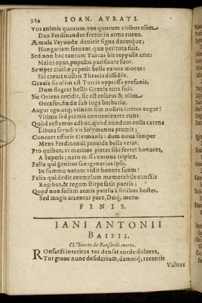 Jani Antonii Baifii.