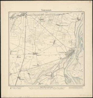 Meßtischblatt 1828 : Tangermünde, 1882 : Tangermünde. - Aufn. 1880. - 1:25000. - [Berlin]: Reichsamt für Landesaufnahme, 1882. - 1 Kt.