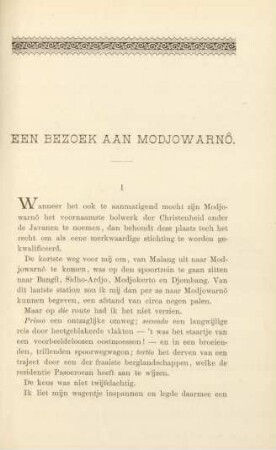 Een bezoek aan Modjowarnô