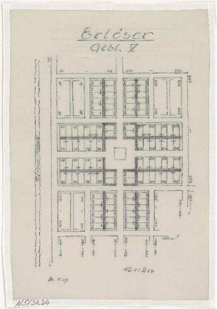 Detailzeichnung Erlöser (kartoniert) Südwestkirchhof Stahnsdorf - Gartenblock V Gartenstellen