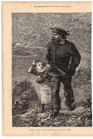 Going Home for Dinner, A Sketch on the South Coast, Drawn by H. Petherick