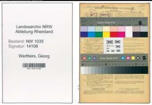 Entnazifizierung Georg Werthers , geb. 03.06.1901 (Steiger)