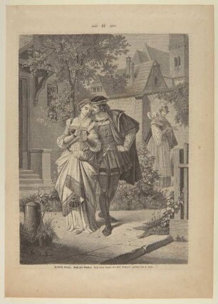 Faust und Gretchen im Garten