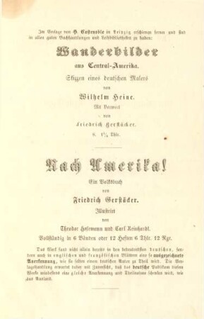 Im Verlage von H. Costenoble in Leipzig erschienen ferner ...