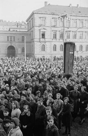 FDJ-Kundgebung in Leipzig anlässlich des Todestages von Rosa Luxemburg und Karl Liebknecht,