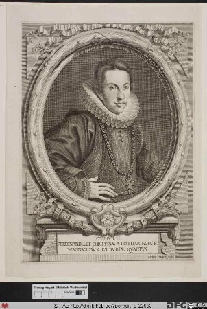 Bildnis Cosimo II. (de' Medici), 4. Großherzog von Toscana (reg. 1609-21)
