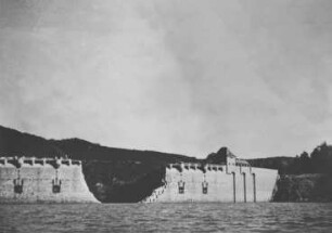 Zerstörte Edertalsperre 1943