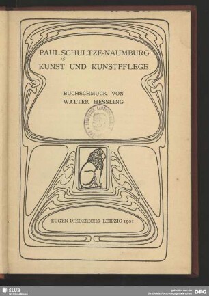 Kunst und Kunstpflege