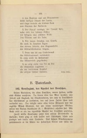 B. Vaterland