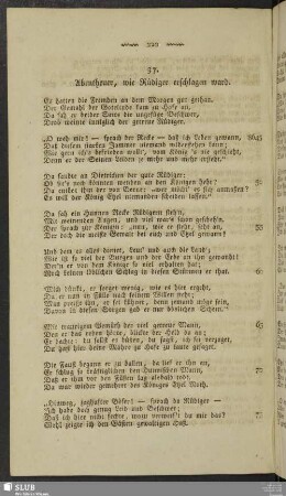 37. Abentheuer, wie Rüdiger erschlagen ward