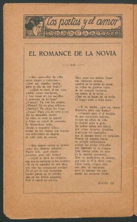 El romance de la novia