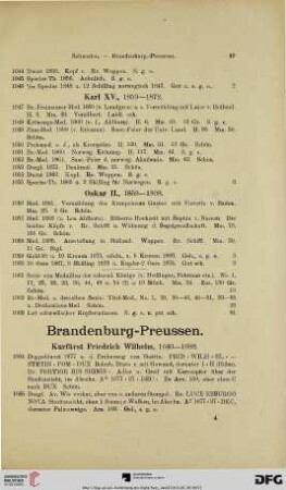 Brandenburg-Preussen (Nr. 1064-1087)