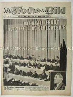 Illustrierte Beilage der "Berliner Zeitung" zum Deutschen Volkskongress