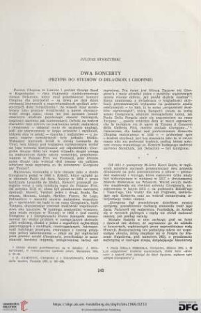 Dwa Koncerty : (przypis do studiów o Delacroix i Chopinie)