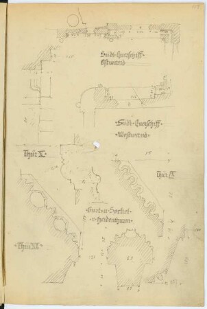 Dom, Wetzlar: Details (aus: Skizzen- und Fotoalbum 2)