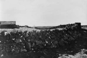 Steinzaun aus Lava, Island