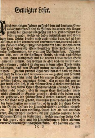 Des Hof- und Regierungs-Raths Lentzens Stamm-Tafeln : aus dessen Historisch-Genealogischen Untersuchungen entworfen, so viel derselben zur Reichs-Historie dienlich und nöthig sind