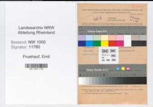 Entnazifizierung Emil Fruehauf, geb. 17.04.1903 (Justizangest.)