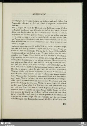 Kriegsjahre