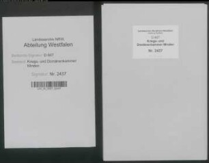 Verpachtung der Vogtei Enger (Amt Sparrenberg)