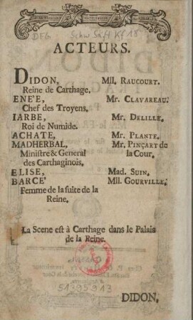 Acteurs.