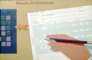 Handschriftenleser (Präsentationsmaterial EDV Technik)