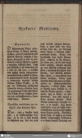 Njekotre Modlitwy