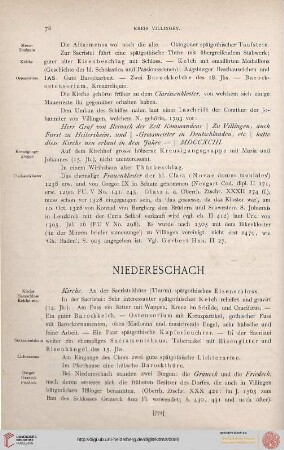 ⟦Niedereschach⟧
