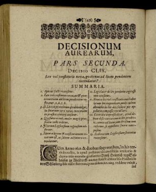 Decisio CLIX. - Decisio CLXVI.