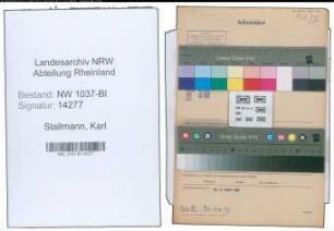 Entnazifizierung Karl Stallmann , geb. 23.01.1891 (Justizbeamter)