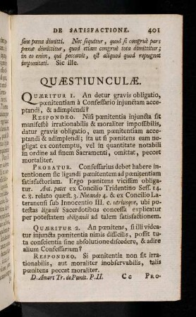 401-416, Quaestiunculae