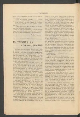 El triunfo de los Williamson