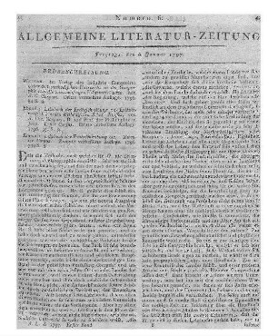 Gaspari, A. C.: Lehrbuch der Erdbeschreibung zur Erläuterung des neuen methodischen Schul-Atlasses. 2. Aufl. C. 2. Weimar: Industrie-Comptoir 1796