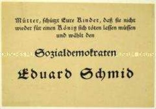 Wahlaufruf der SPD