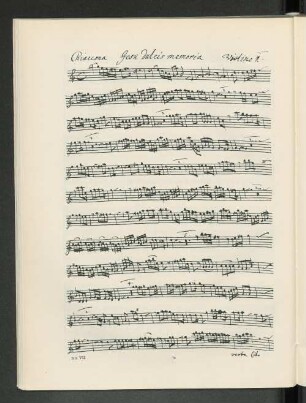 Jesu dulcis memoria [Handschrift]
