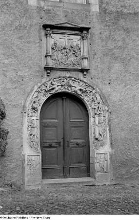 Portal der Schlosskirche von Hartenfels